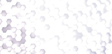 3D render altıgen arka plan