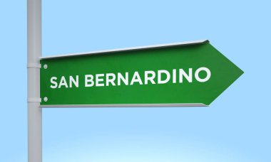 Yeşil tabelasını san bernardino