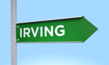 Yeşil tabelasını Irving