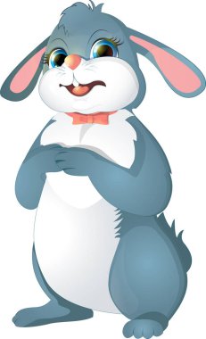 Paskalya tavşanı yay ile