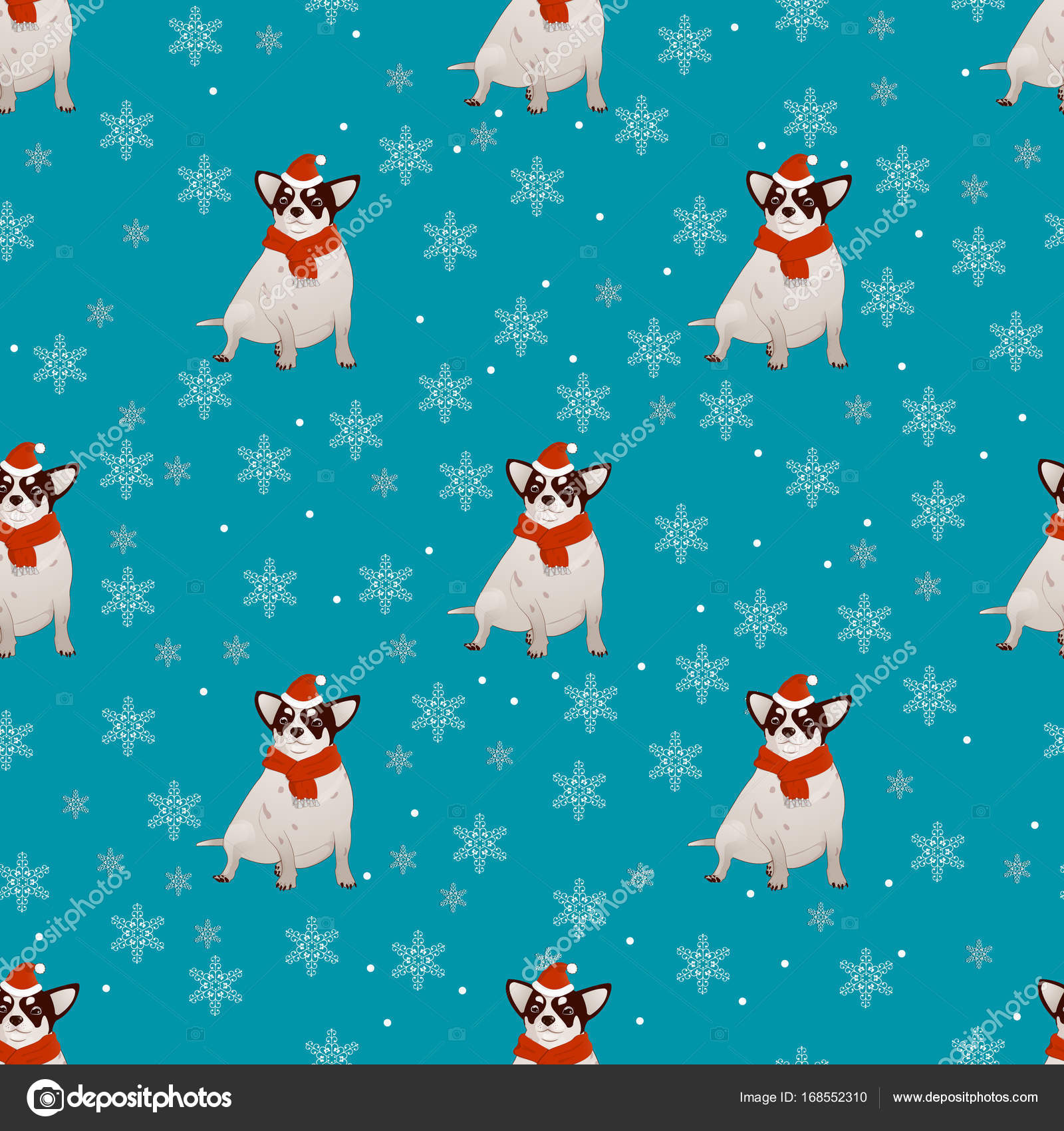 Pattern with a dog — Free Stock Vector © danilina.olga.gmail.com #168552310