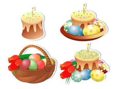 Clipart Paskalya sepetleri
