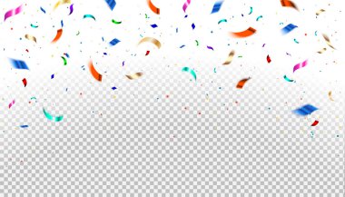 uçan konfeti vektörü