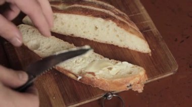 Ahşap oyun tahtası kırsal ekmek buğday ezmesi Yayilim