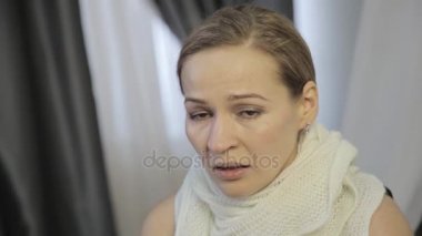 Sad kadın ağlıyor, ile senin aşk bir ayrılık kahverengi gözlü kötü muamele