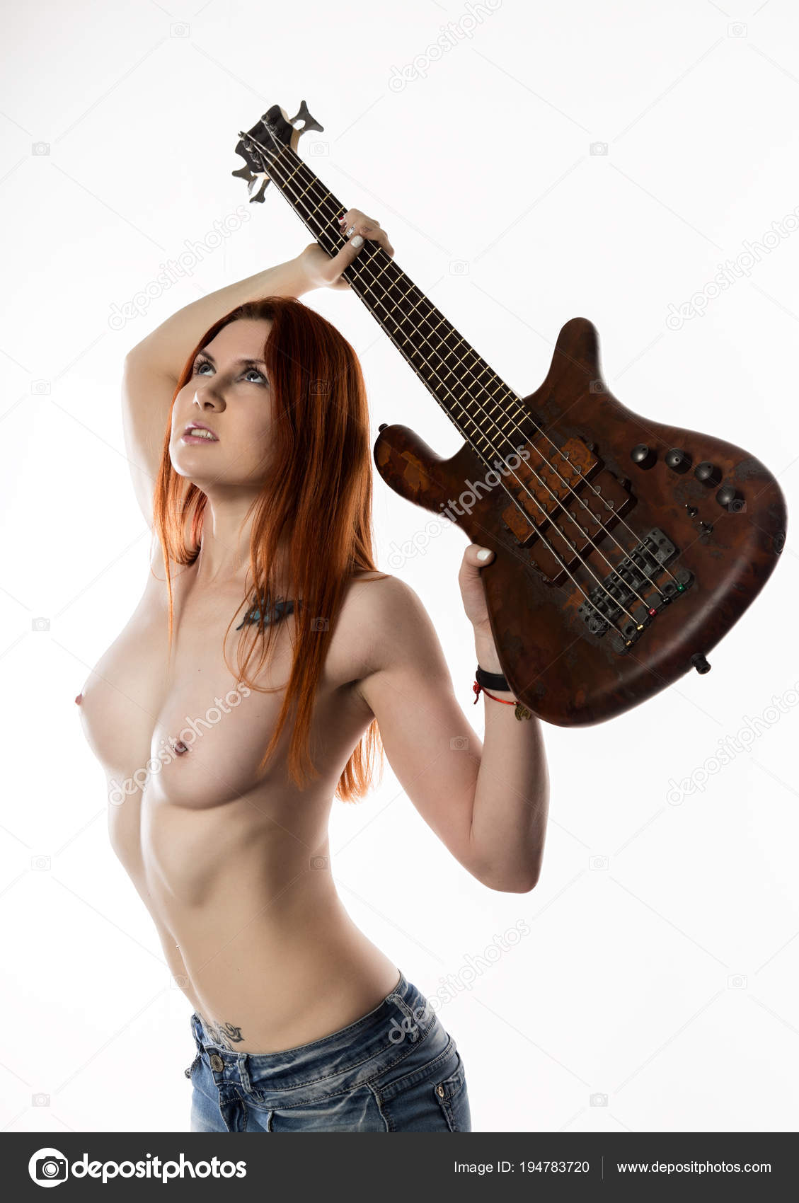 Guitar Sexy Nude