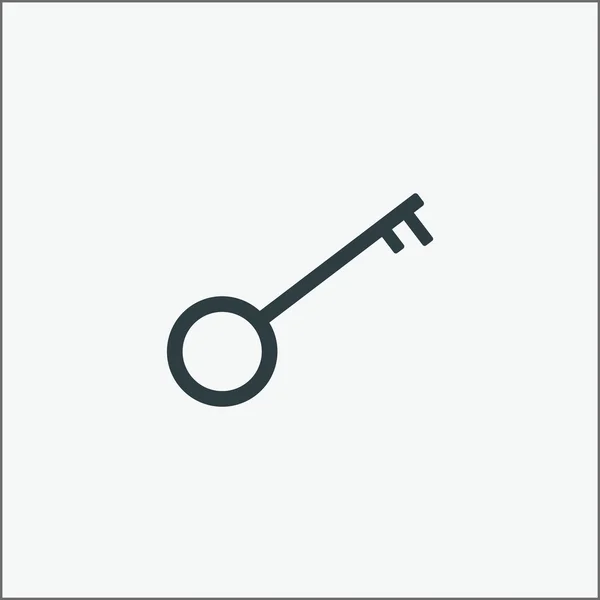 Icono clave vector ilustración. — Vector de stock