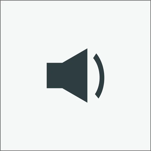 Icono de volumen del altavoz de audio. — Vector de stock