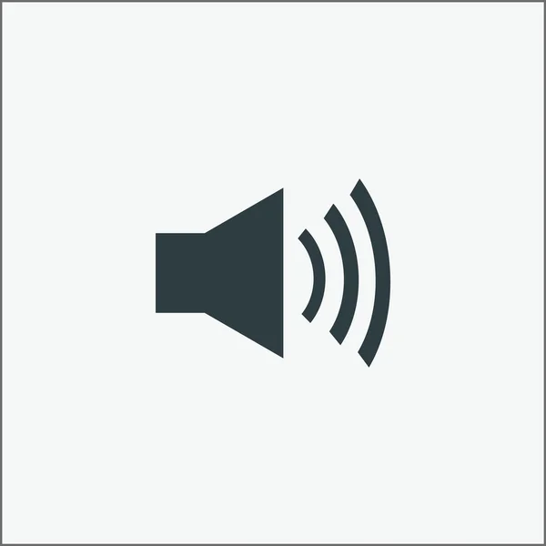 Icono de volumen del altavoz de audio. — Vector de stock