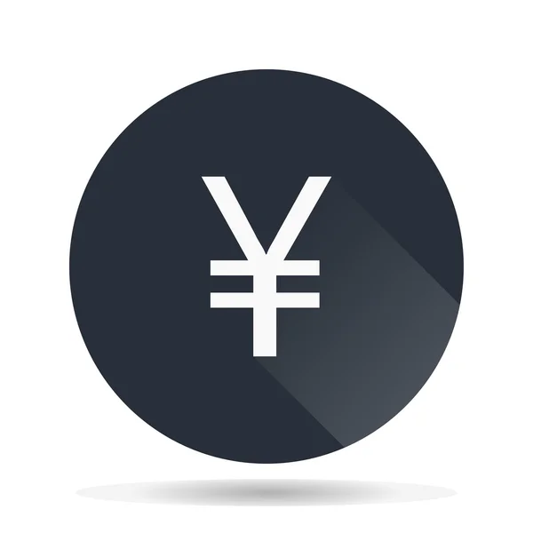Yen valuta ikonen vektorillustration. — Stock vektor
