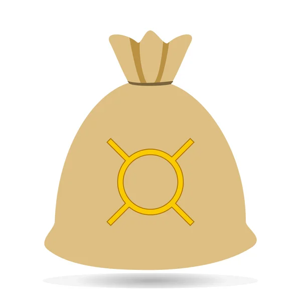 Money Bag currency Money Sign icon vector illustration. — Stock Vector