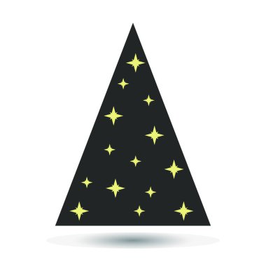 Şık soyut Noel ağacı vektör çizim.