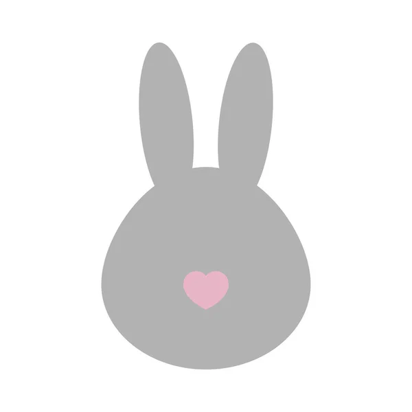 Conejo de Pascua, ilustración del vector del conejo . — Vector de stock