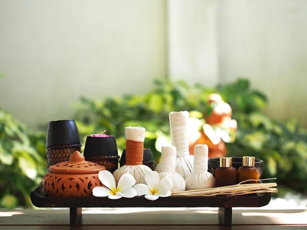 Wellness-Massage und -Behandlung, Thailand, ausgewählte und sanfte Schwerpunkte — Stockfoto