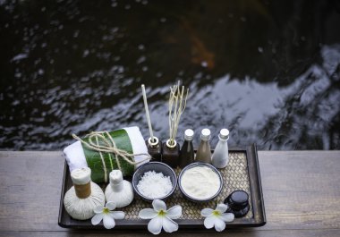 Spa fırçalayın tedavi ve Masaj, Tayland, Thailand, yumuşak ve select odak