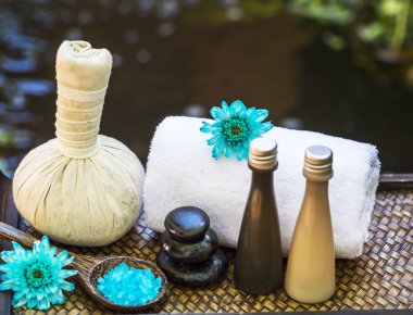 Spa tedavisi ve Masaj, Tayland, Thailand, yumuşak ve select odak