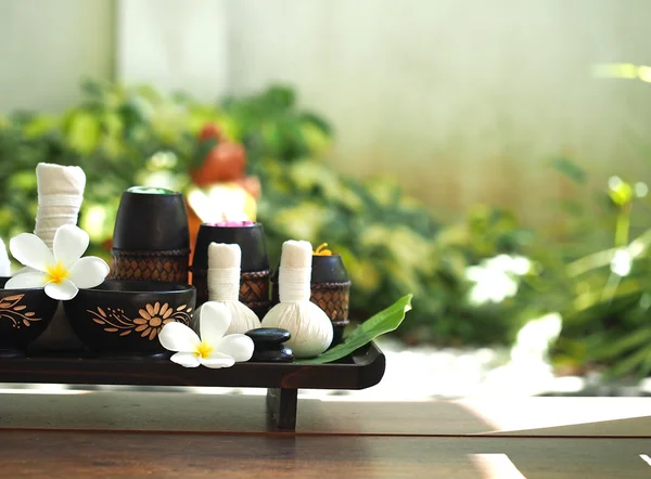 Wellness-Massage und -Behandlung, Thailand, ausgewählte und sanfte Schwerpunkte — Stockfoto