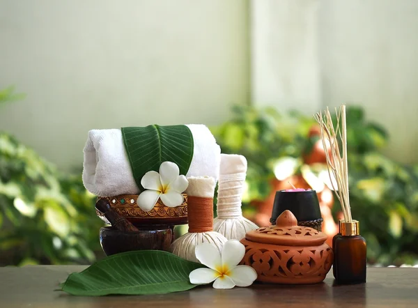 Spa-massasje og behandling, Thailand, utvalgt og mykt fokus – stockfoto