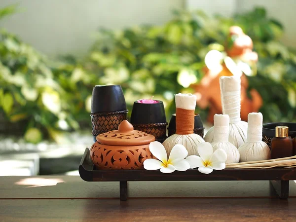 Tratamiento de spa y masaje, Tailandia, enfoque suave y selecto —  Fotos de Stock