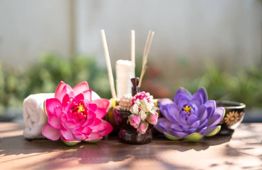 Spa tedavisi ve Masaj, Tayland, Thailand, yumuşak ve select odak