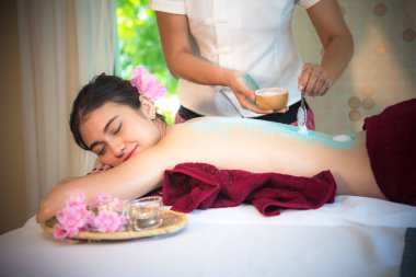 Masör masaj spa ile tedavi Şeker srcup Thai spa yaşam tarzı Asyalı kadın vücudunda yapıyor o yüzden rahatla ve lüks. Sağlıklı kavramı