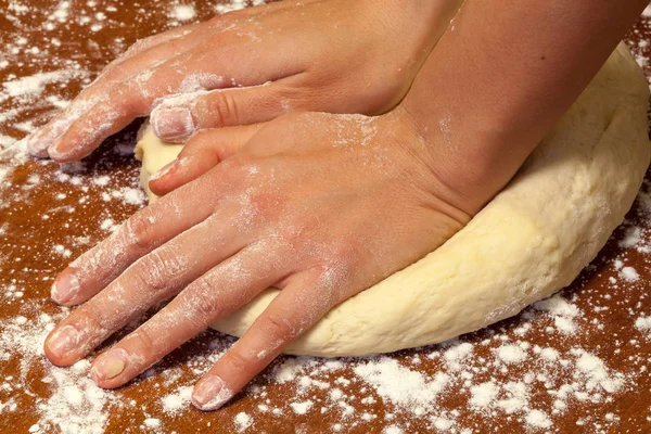Dough for Christmas stollen — Stock Photo, Image