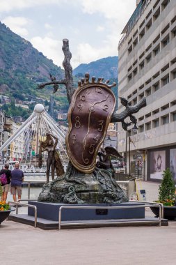 Ağustos 2017: Landmark Andorra La Vella, Andorra başkenti.