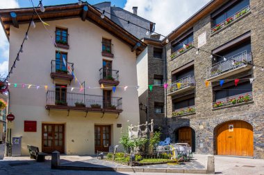 Ağustos 2017: Landmark Andorra La Vella, Andorra başkenti.