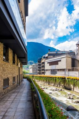 Ağustos 2017: Landmark Andorra La Vella, Andorra başkenti.