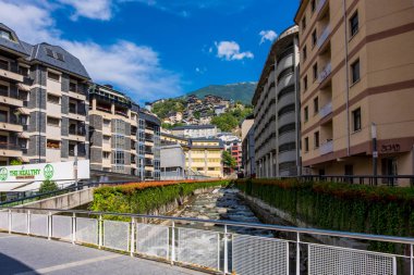 Ağustos 2017: Landmark Andorra La Vella, Andorra başkenti.