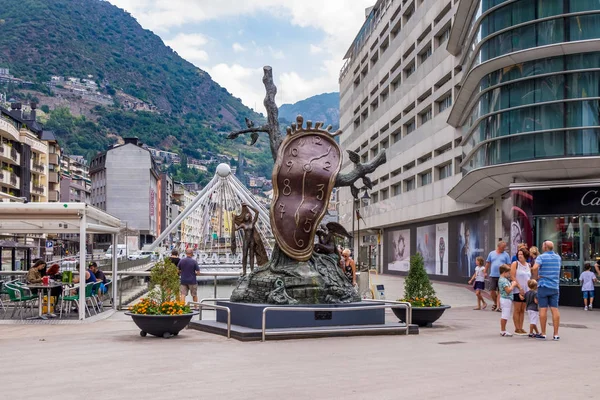 Ağustos 2017: Landmark Andorra La Vella, Andorra başkenti.