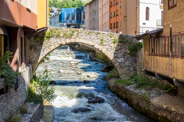 Landmark of Andorra La Vella, πρωτεύουσα της Ανδόρας. — Φωτογραφία Αρχείου