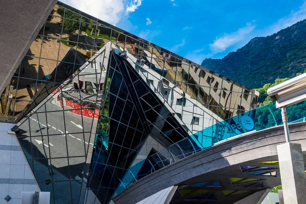 ANDORRA, AUGUST 2017: Caldea thermal balneary in Escaldes.