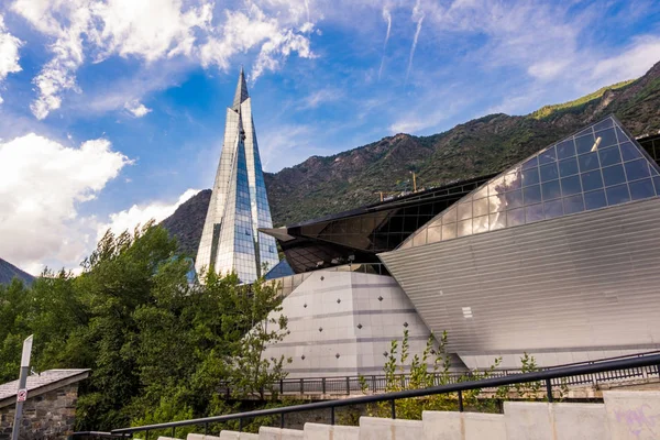 Escaldes, Andorra 'da Caldea termal balneary.