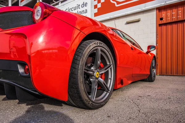 Ferrari 458 supercar devre de Barcelona Park