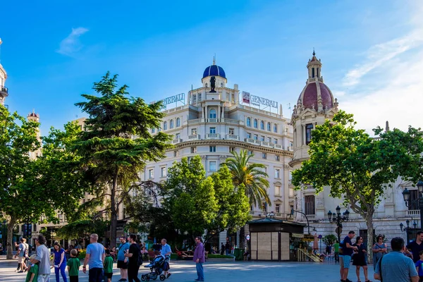 Valencia Şehrin Tarihi Merkezine — Stok fotoğraf