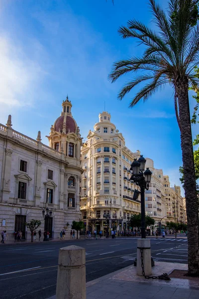 Valencia Şehrin Tarihi Merkezine — Stok fotoğraf