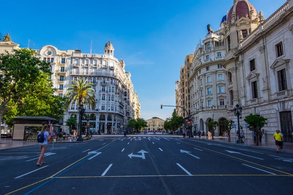 Valencia Şehrin Tarihi Merkezine — Stok fotoğraf