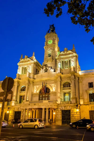 Juni 2017: Het historische centrum van de stad Valencia, Spanje. — Stockfoto