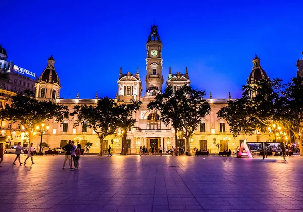 JUNIO 2017: El centro histórico de la ciudad de Valencia . — Foto de Stock