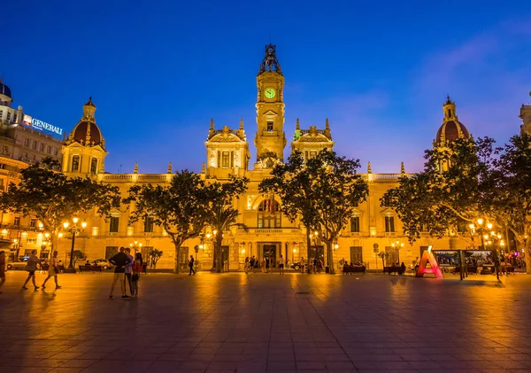 JUNIO 2017: El centro histórico de la ciudad de Valencia . — Foto de Stock