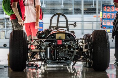 Nisan 2015: Aston Martin Dbr44 devre de Barcelona, Catalonia, İspanya.