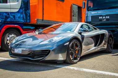 Nisan 2015: Mclaren araba devre de Barcelona, Catalonia, İspanya.