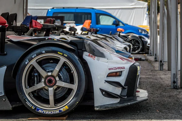 Április 2015: Ktm X-Bow, a Circuit de Barcelona, Katalónia, Spanyolország. — Stock Fotó