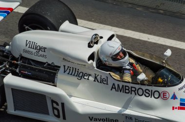 Nisan 2015: Gölge Dn8 devre de Barcelona, Catalonia, İspanya.