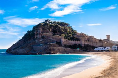 Tossa de Mar, Costa Brava, Katalonya, İspanya.