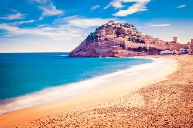 Tossa de Mar, Costa Brava, Katalonya, İspanya.
