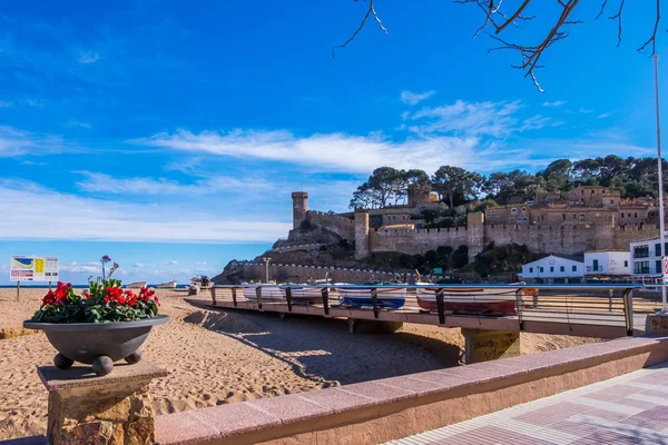 Tossa de Mar an der Costa Brava, Katalonien, Spanien. — Stockfoto