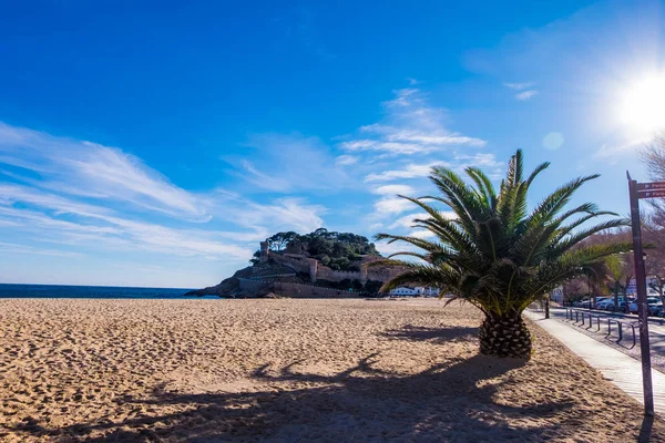Tossa de Mar an der Costa Brava, Katalonien, Spanien. — Stockfoto