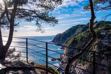 Tossa de Mar, Costa Brava, Katalonya, İspanya.